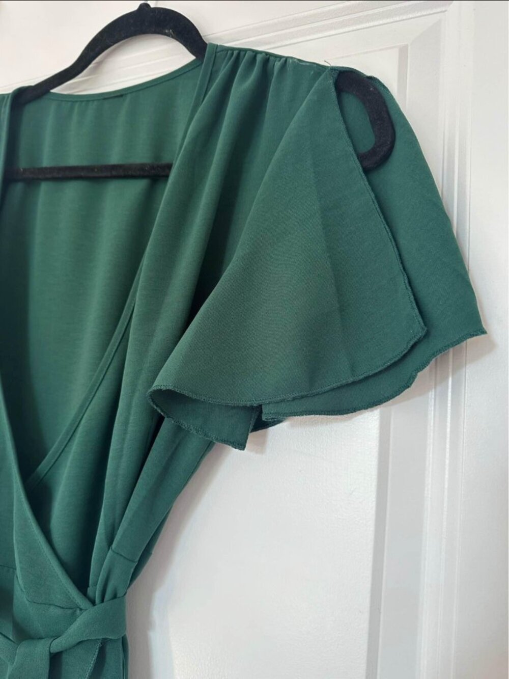 Never worn midi wrap dress